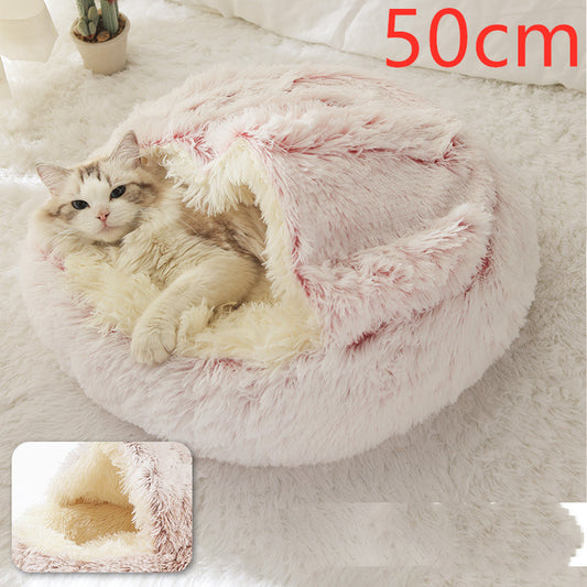 2 In 1 Dog And Cat Plush Bed - Body By J'ne