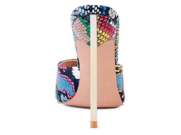 BOTTOMS UP Pointed High Heel Sandal - Body By J'ne