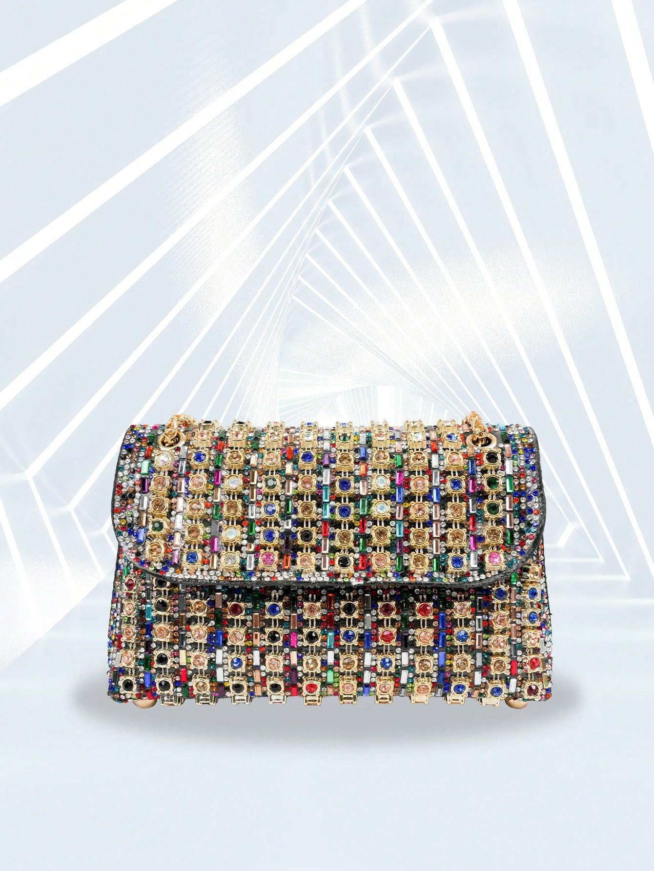 Diamond-Encrusted Evening Bag - Body By J'ne