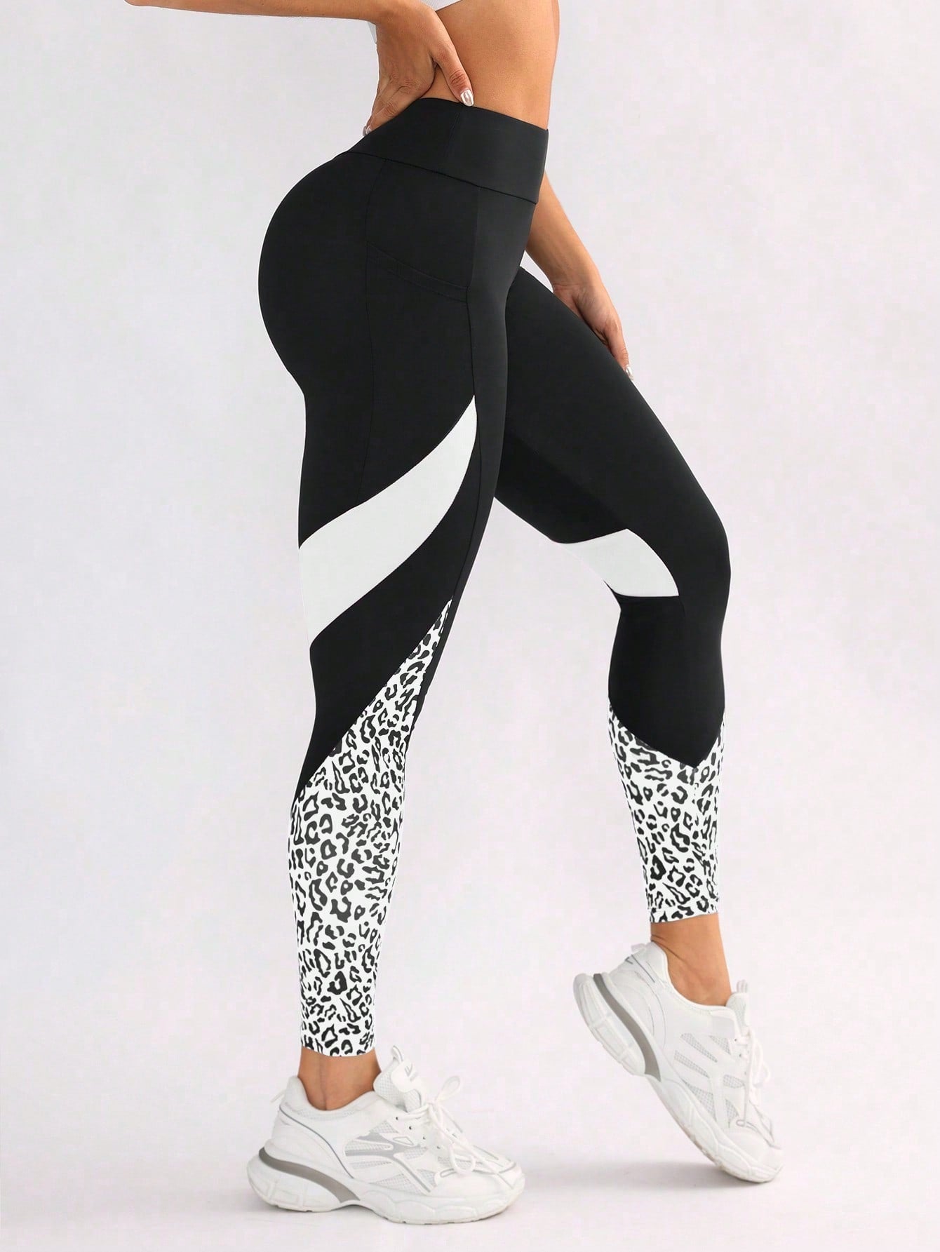 High Waisted Seamless Leopard Leggings - Body By J'ne