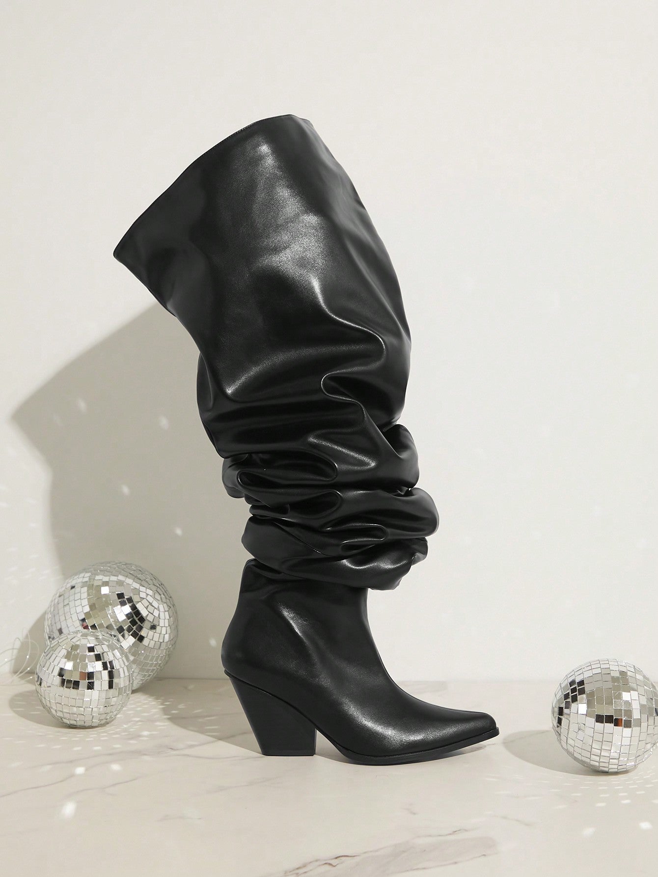 Baggy Style Over The Knee Boots - Body By J'ne