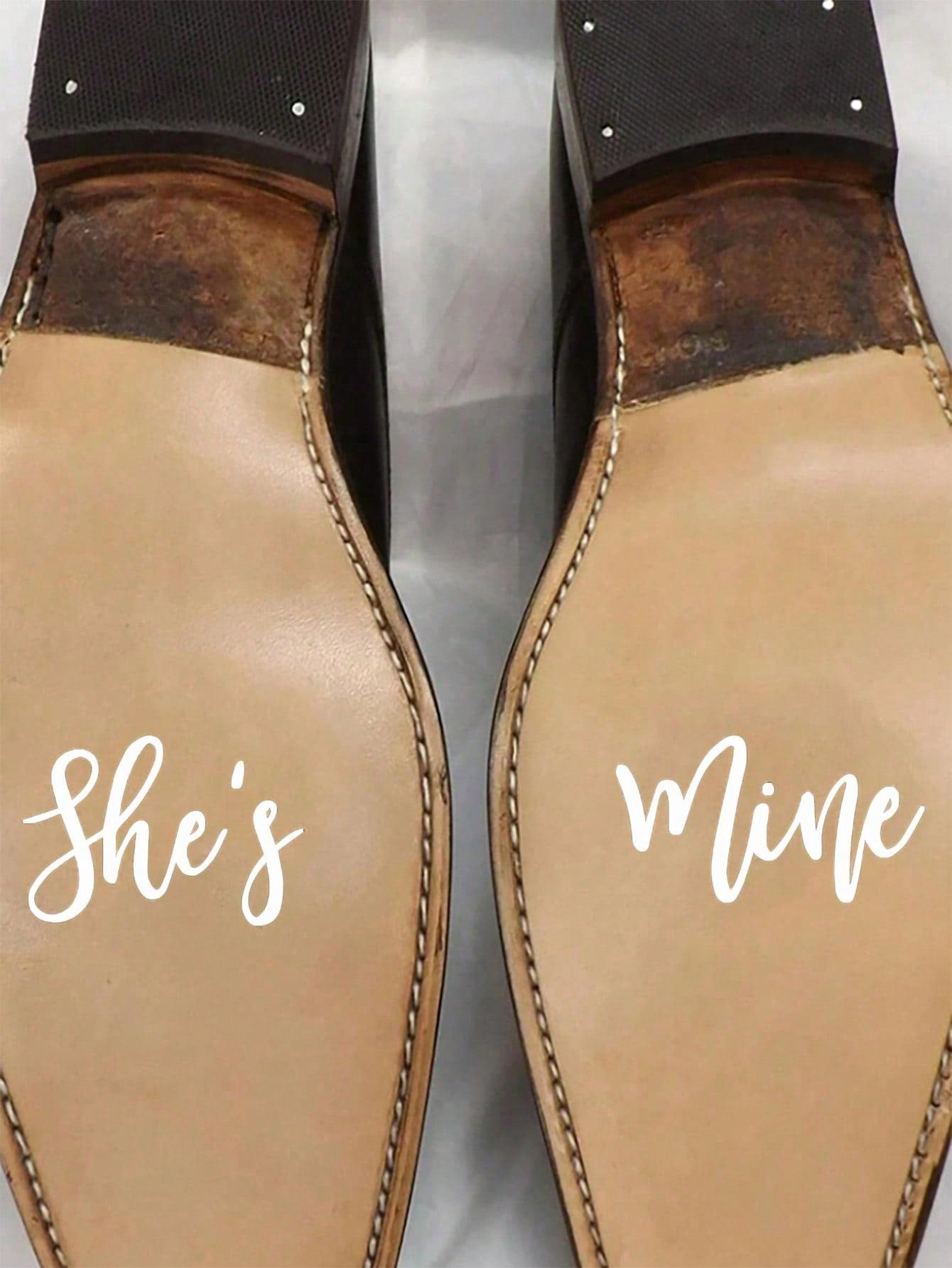 Unisex Black & White Wedding Stickers Marking Shoes - Body By J'ne