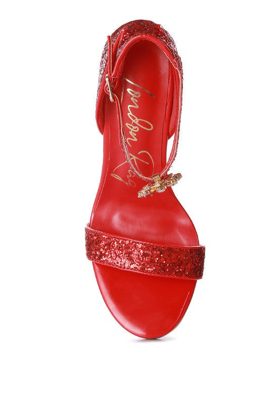 Straight Fire High Heel Glitter Stilettos - Body By J'ne