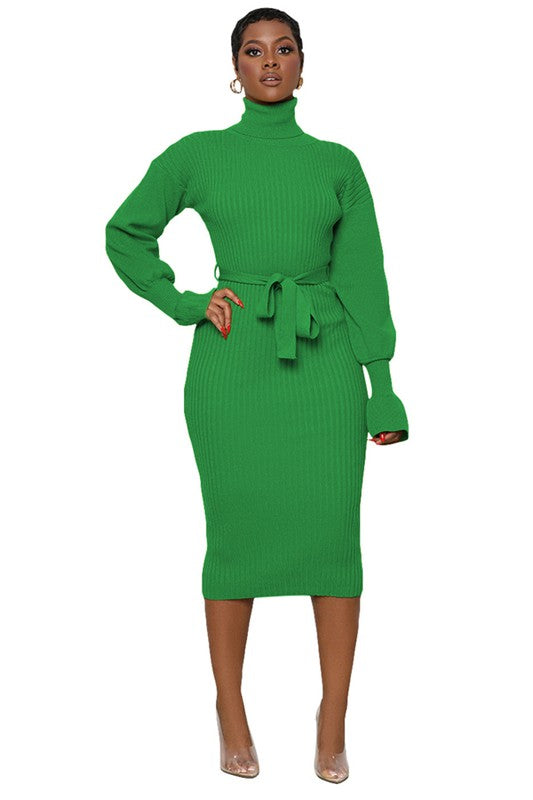 ASK ME ANYTHING SWEATER DRESS - Body By J'ne