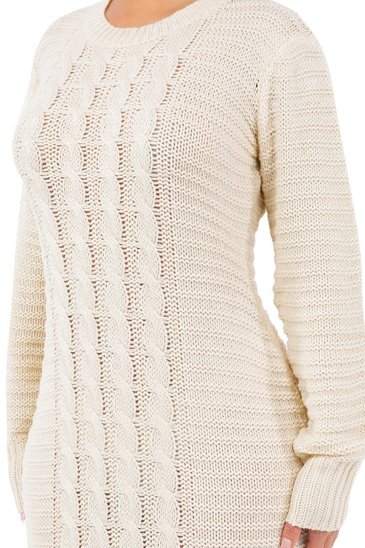 HIGH AMBITION SWEATER DRESS - Body By J'ne