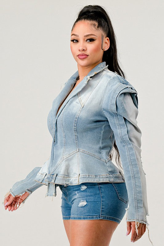 Vintage Denim Jean Jacket - Body By J'ne