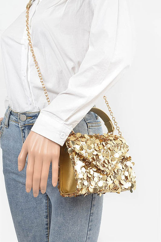 Sequins Crossbody Swing Bag - Body By J'ne
