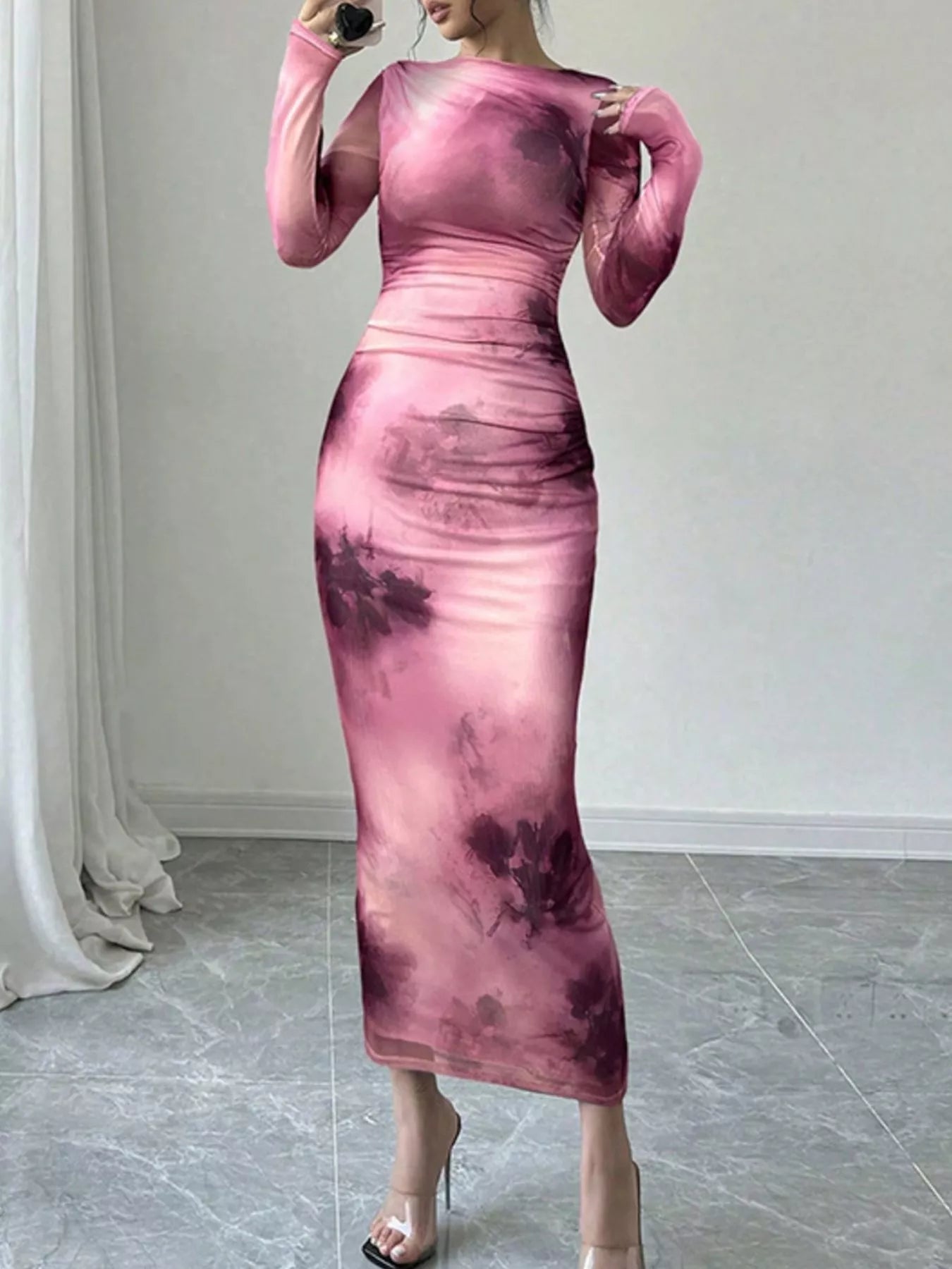 Tie-Dye Bodycon Maxi Dress – Body By J'ne