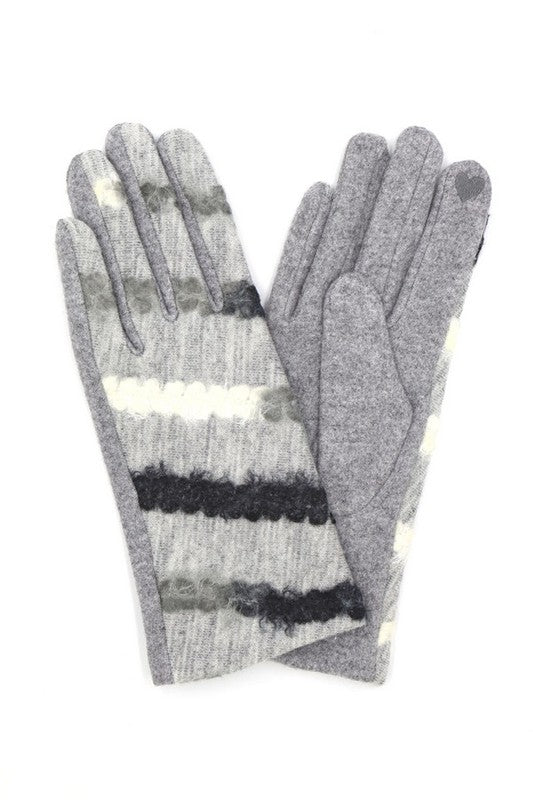 Pressed Yarn Fashion Winter Smart Gloves - Body By J'ne