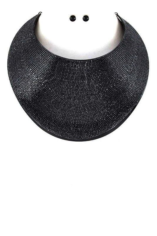Crystal Collar Necklace Set - Body By J'ne