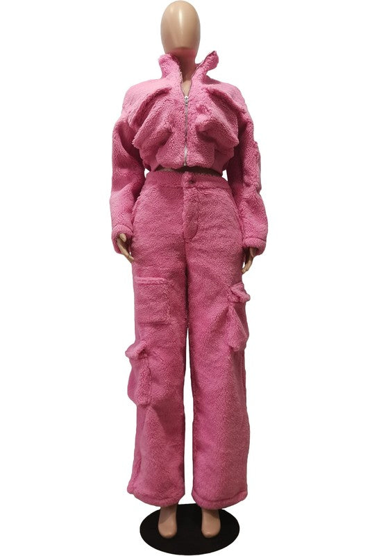 WOMEN FASHION TEDDY 2PCS SET - Body By J'ne