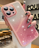 Applicable To 15 Transparent Glitter Phone Case Ultra-thin - Body By J'ne