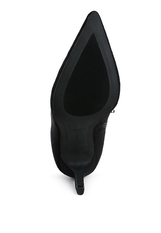 Dapers Bow Detail Ankle Boots - Body By J'ne