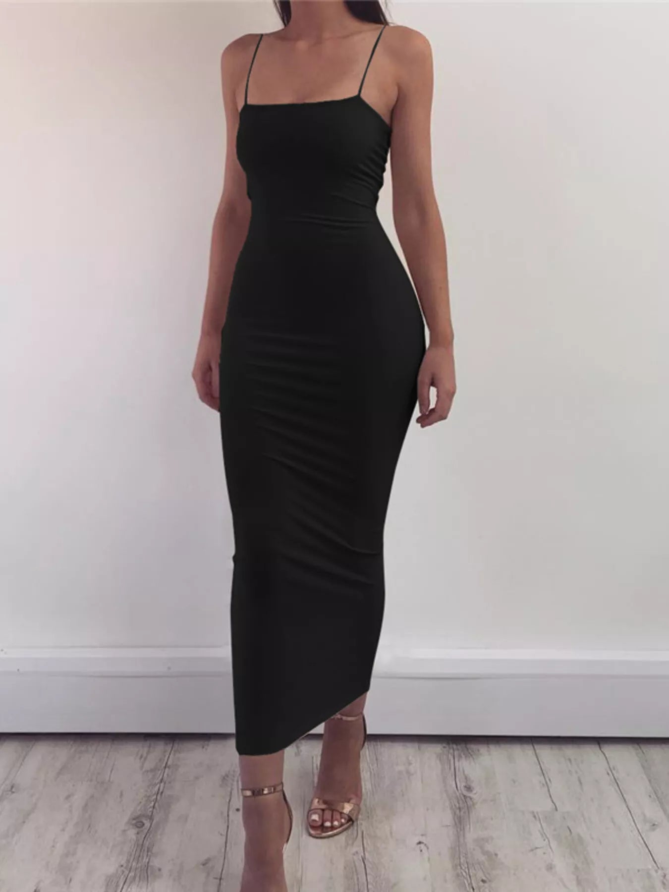 sleeveless midi bodycon dress Sleeveless Bodycon Midi Dress – Body By J'ne