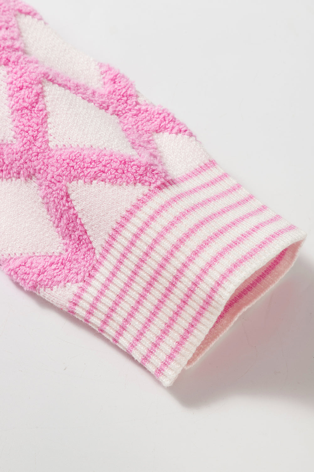 Geometric Open Front Long Sleeve Cardigan - Body By J'ne