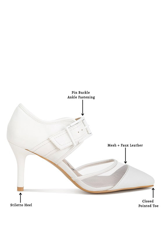 Aneri Buckle Detail Pump Sandals - Body By J'ne