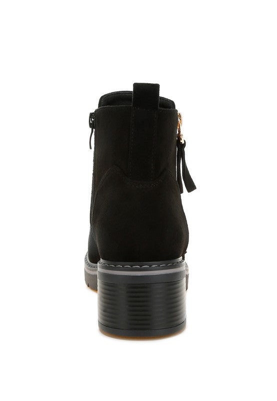 Tigris Microfiber Zipper Boots - Body By J'ne