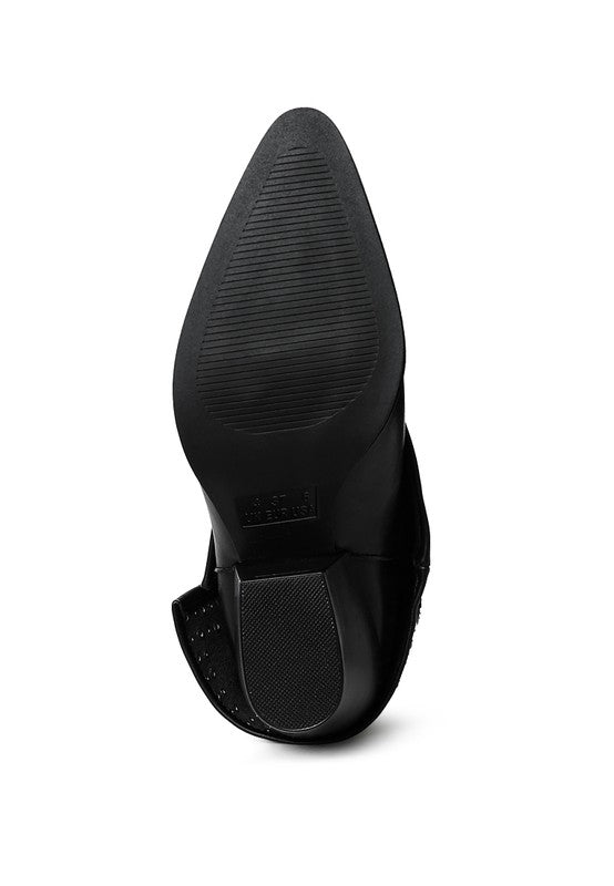 Mariachi Stud Embellished Foldover Boots - Body By J'ne