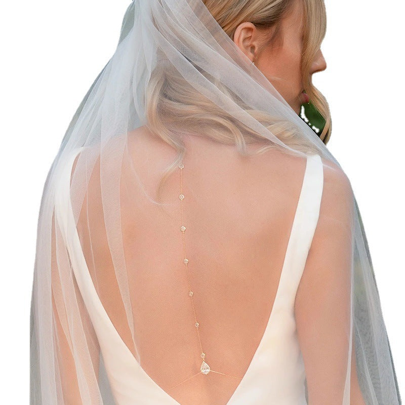 Bride Back Chain Body Chain - Body By J'ne