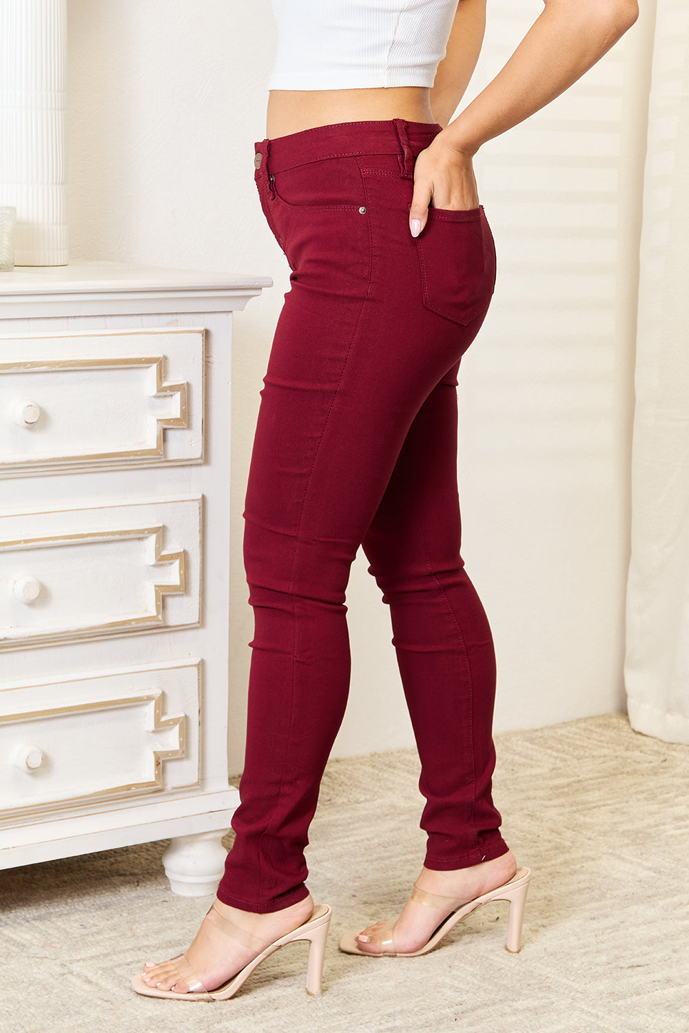 YMI Skinny Jeans with Pockets - Body By J'ne
