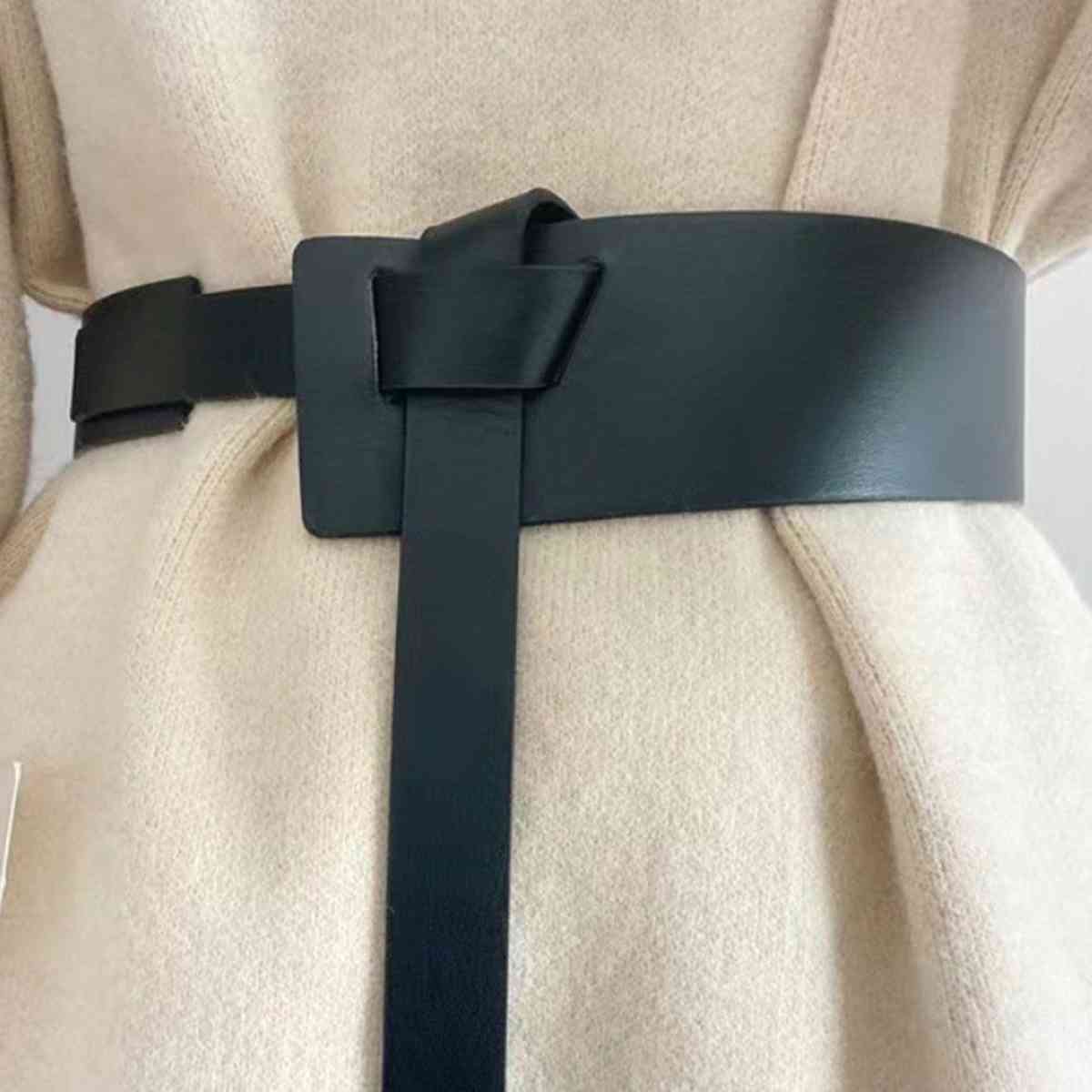 Knot Detail PU Belt - Body By J'ne