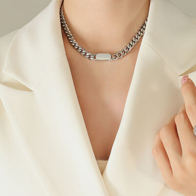 18K Gold-Plated Chain Necklace - Body By J'ne