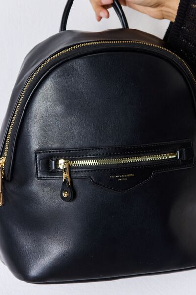David Jones PU Leather Backpack - Body By J'ne