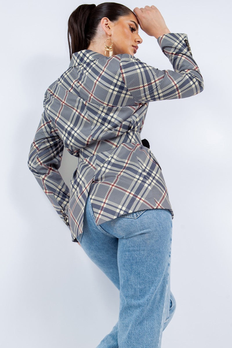 Oversized Blazer With Belt - Body By J'ne