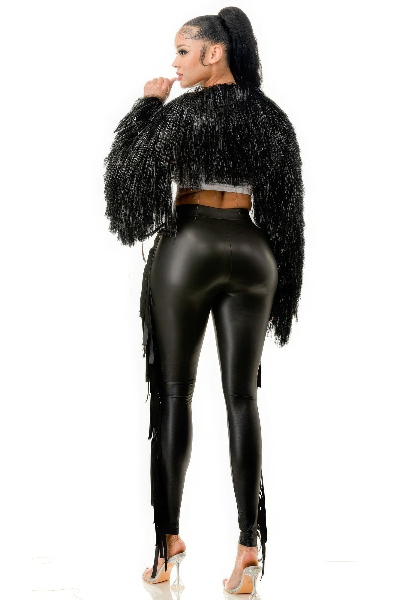 Metallic Tinsel Bolero - Body By J'ne