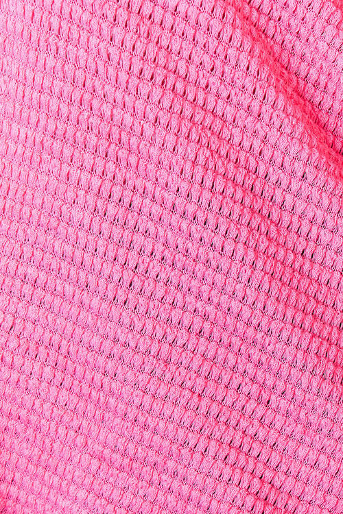 Full Size Round Neck High-Low Slit Knit Top - Body By J'ne