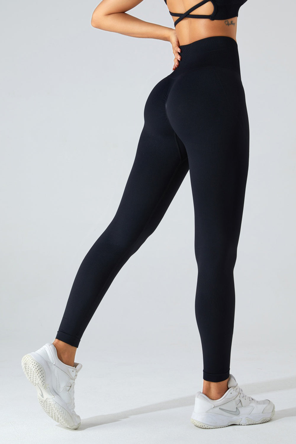 High Waist Wide Waistband Active Leggings - Body By J'ne