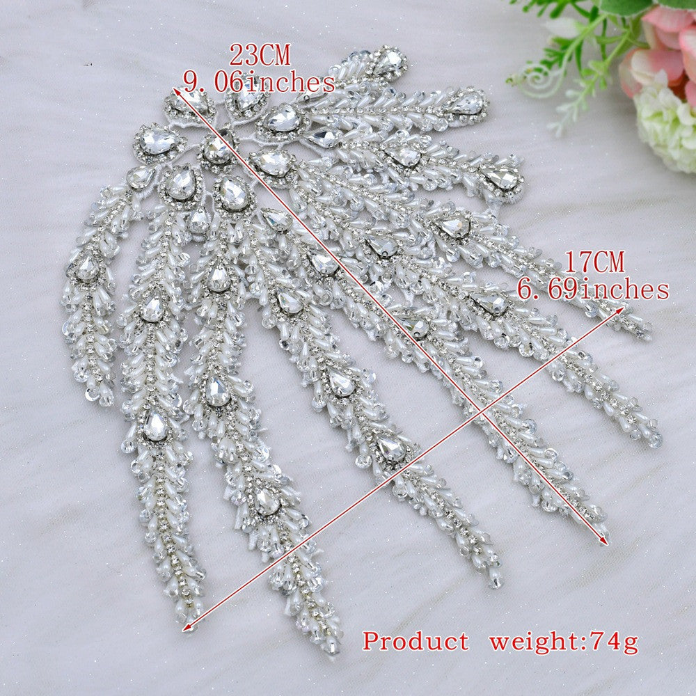 Maple Leaf Tassel Pearl Accessory For Shoulders - Body By J'ne