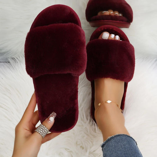 Plush Cotton Slippers - Body By J'ne