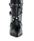 Jaunts Eyelets & Studs Harness Ankle Boots