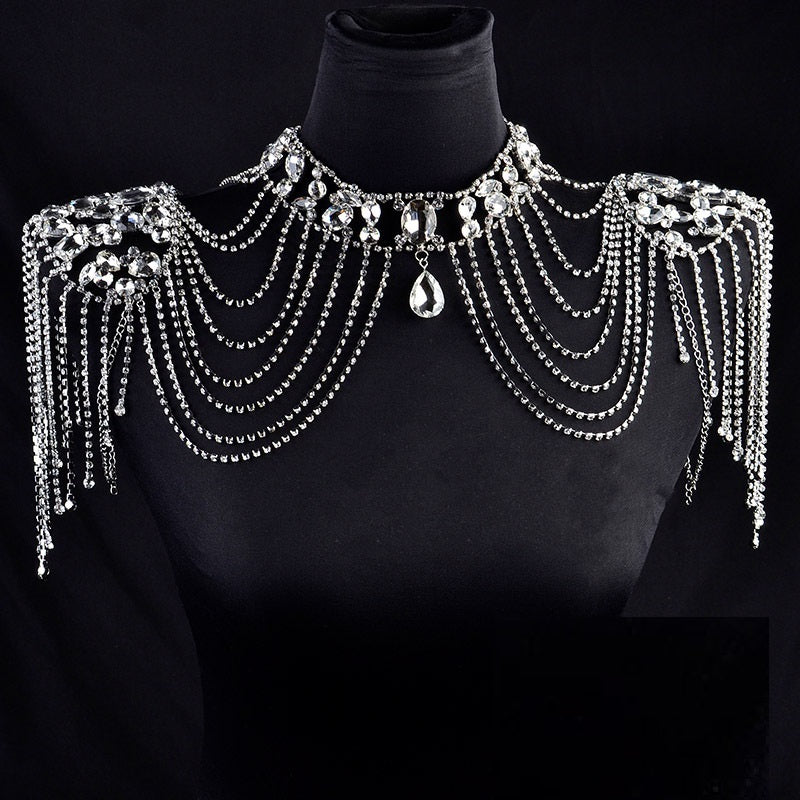 Bride Shoulder Chain Set Chain Wedding Dress Accessories