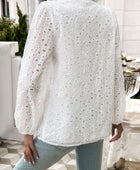 Devine Frill Round Neck Long Sleeve Shirt