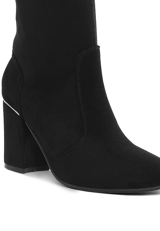 Saloniki Microfiber Calf Boots - Body By J'ne