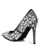 Iceout Diamante & Rhinestone Embellishments Pumps