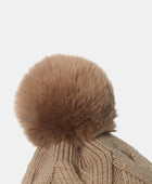 Roll Rim Hat with Pompom