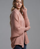 Open Front Batwing Sleeve Cardigan