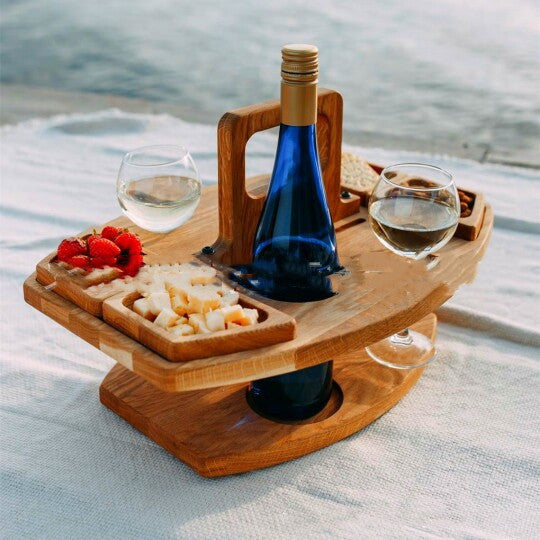 Portable Wine Tray Indoor/Outdoor - Body By J'ne