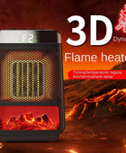 3D Dynamic Flame Bathroom/Bedroom 1500W Portable ECO Electric Heater