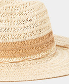 Fame Contrast Straw Braided Sun Hat - Body By J'ne