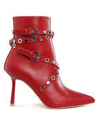 Jaunts Eyelets & Studs Harness Ankle Boots