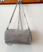 Openwork Crossbody Bag with Removable Strap