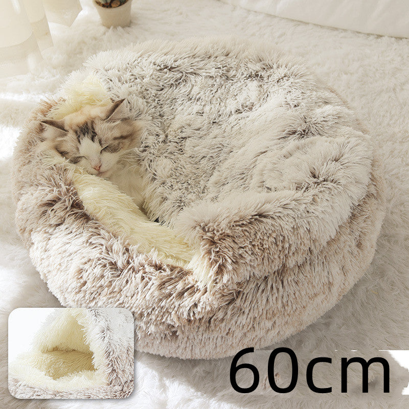 2 In 1 Dog And Cat Plush Bed - Body By J'ne