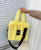 Designer Faux Fur Tote Bag - Body By J'ne