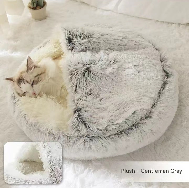 2 In 1 Dog And Cat Plush Bed - Body By J'ne