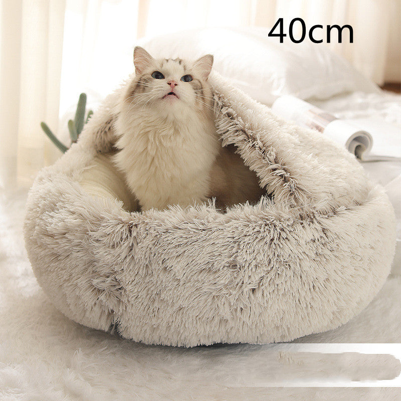 2 In 1 Dog And Cat Plush Bed - Body By J'ne