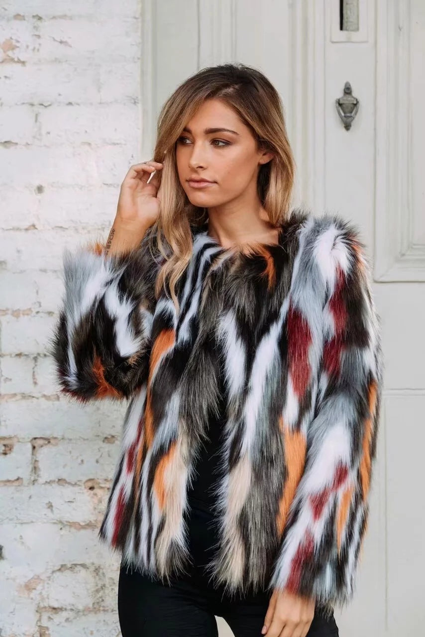 Shannon Faux Fox Coat